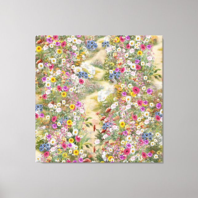 Impressão Em Tela Língua das Flores (Frente)