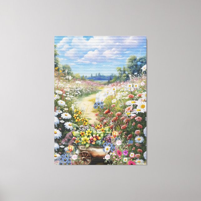 Impressão Em Tela Língua das Flores (Frente)