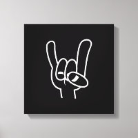 Linha Branca de Cavalos Diabos de Metal Pesado