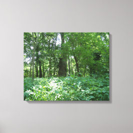 Impressão Em Tela Linha de árvore