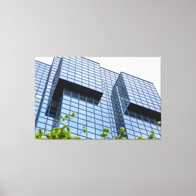 Impressão Em Tela Linhas de grade para o céu (Frente)