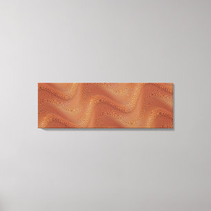 Impressão Em Tela Linhas de Padrão Divididas por Abstrato -