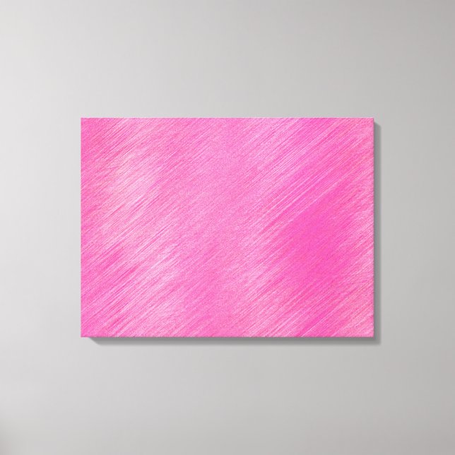 Impressão Em Tela Linhas Rosa (Frente)