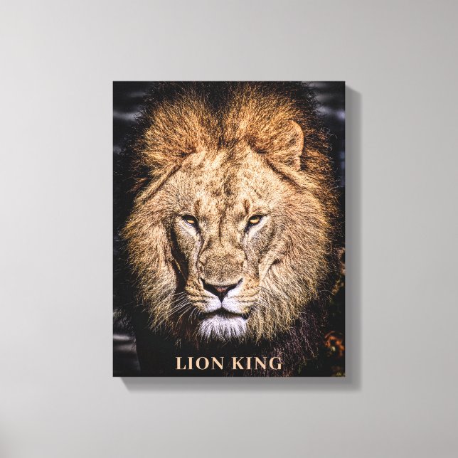 IMPRESSÃO EM TELA LION KING ART (Frente)
