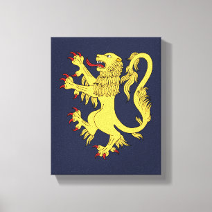 Impressão Em Tela Lion Rampant