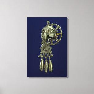 Impressão Em Tela Lip plug of bird deus