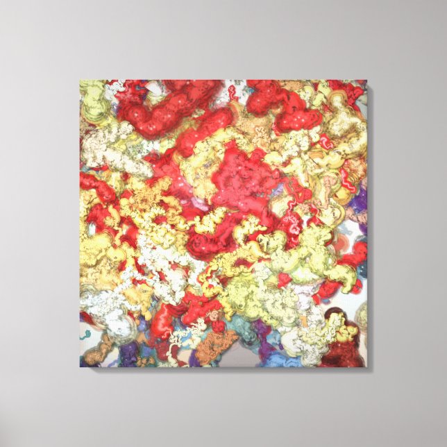 Impressão Em Tela Liquid kinetic contemporary art  (Frente)