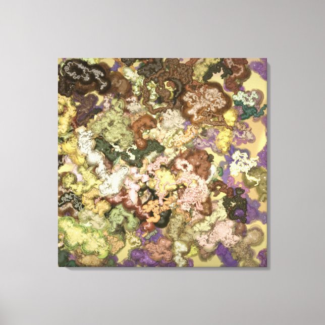 Impressão Em Tela Liquid Kinetic Painting  (Frente)