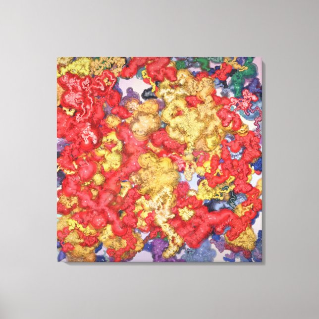 Impressão Em Tela Liquid Kinetic Painting  (Frente)