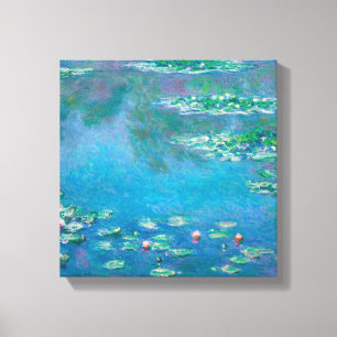 Impressão Em Tela Lírios d'água de Claude Monet