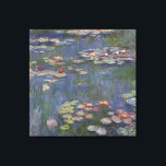 Impressão Em Tela Lírios de água<br><div class="desc">Lírios d'água,  por Claude Monet 1916,  sobre a canvas</div>