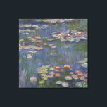 Impressão Em Tela Lírios de água<br><div class="desc">Lírios d'água,  por Claude Monet 1916,  sobre a canvas</div>