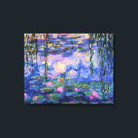 Impressão Em Tela Lírios de Água Monet com Reflexões de Pond<br><div class="desc">Claude Monet foi um dos fundadores do Impressionismo Francês pintando paisagens ao ar livre. Esta é uma de suas muitas pinturas de lago de água do jardim mostrando o reflexo do céu acima,  com galhos selvagens chorando pendurados sobre a lagoa,  e as flores de lírio flutuando na água.</div>