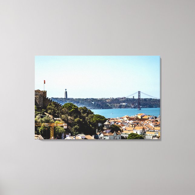 Impressão Em Tela Lisboa (Frente)