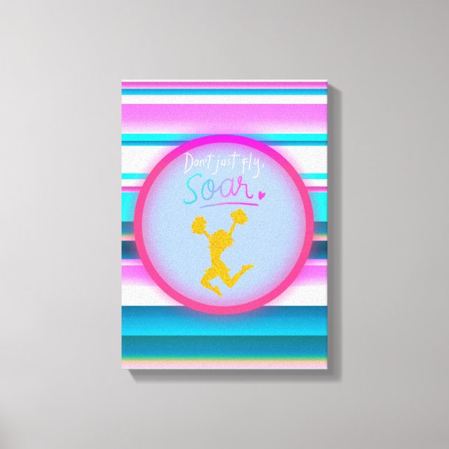 Impressão Em Tela Listras de animação "Não voe, Soar" Stripes (Frente)