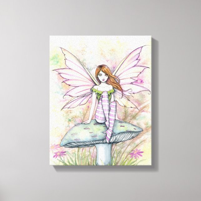 Impressão Em Tela Little Primavera Fae Fairy Art de Molly Harrison (Frente)