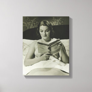 Impressão Em Tela Livro de leitura da mulher