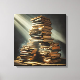 Impressão em Tela (Livros no Sótão)