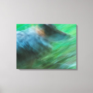 Impressão Em Tela Lobo Velocidade 24" x 18", 1,5", Único
