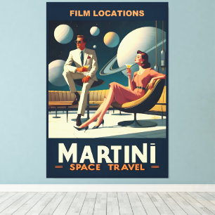 Impressão Em Tela Locais de filmes sobre Posteres de viagens espacia