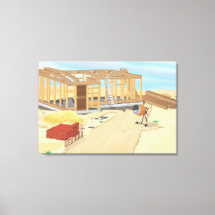 Impressão Em Tela Local de construção