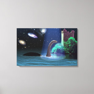 Impressão Em Tela Loch Ness 2