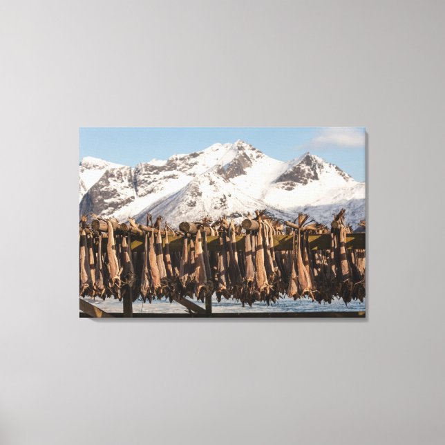 Impressão Em Tela Lofoten Islands Stockfish (Frente)