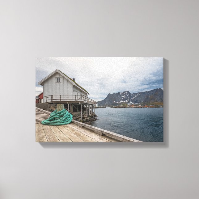 Impressão Em Tela Lofoten Noruega (Frente)