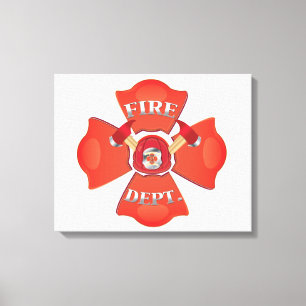 Impressão Em Tela Logotipo do Corpo de Bombeiros