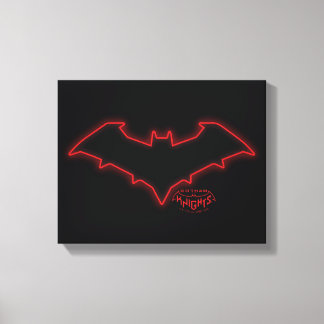 Impressão Em Tela Logotipo do Gotham Knights Red Hood