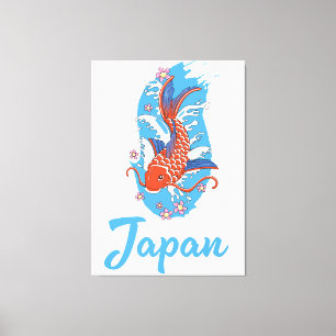 Impressão Em Tela logotipo do Japan Fishing