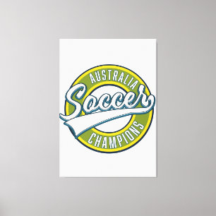 Impressão Em Tela logotipo dos campeões de futebol da Austrália.