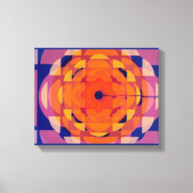 Impressão Em Tela Logotipo estilizado CBC 1970s (Frente)