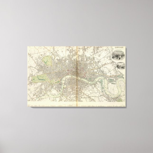 Impressão Em Tela Londres (Frente)