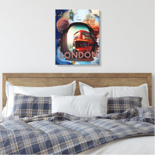 Impressão Em Tela londres
