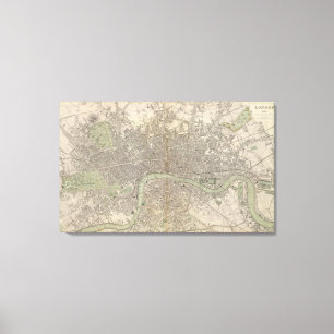 Impressão Em Tela Londres 1843