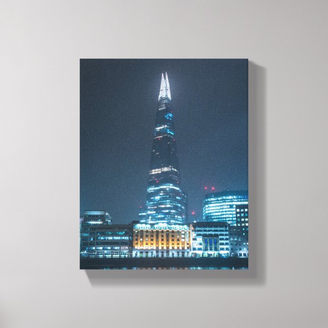 Impressão Em Tela Londres à noite (Frente)