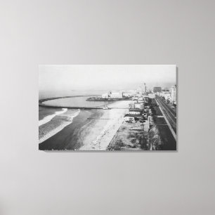 Impressão Em Tela Long Beach, cais do arco-íris de Califórnia e