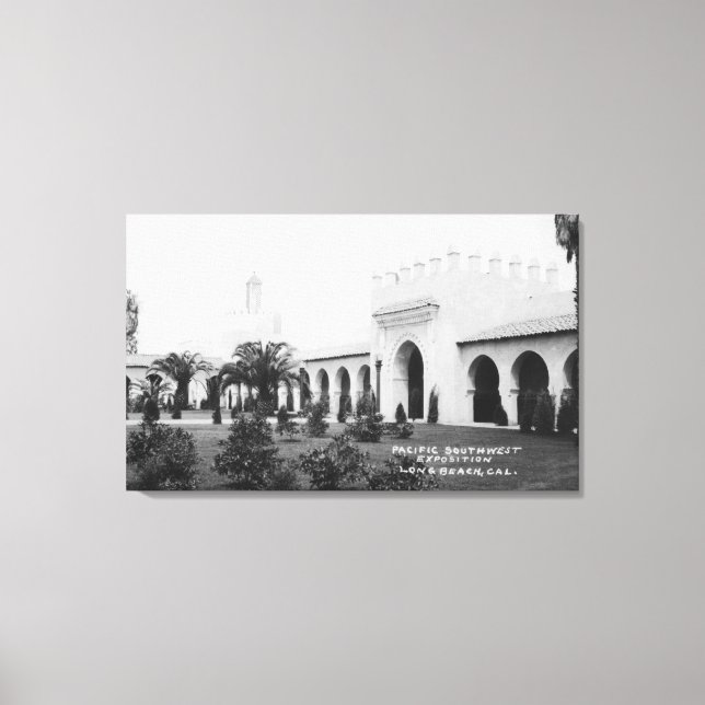 Impressão Em Tela Long Beach, California Pacific SW Expo Bldg. (Frente)