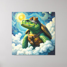 IMPRESSÃO EM TELA LONGE DAS NUVENS E ALÉM DAS 10