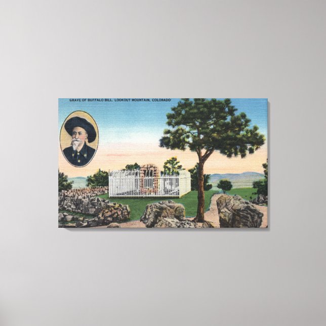 Impressão Em Tela Lookout Mountain, Colorado (Frente)