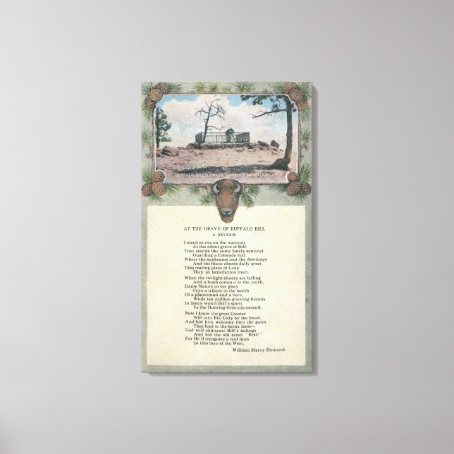 Impressão Em Tela Lookout Mountain, Colorado (Frente)