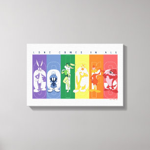 Impressão Em Tela LOONEY TUNES™ - O amor vem em todas as cores