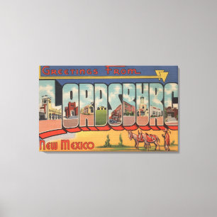 Impressão Em Tela Lordsburg, New mexico - grandes cenas da letra