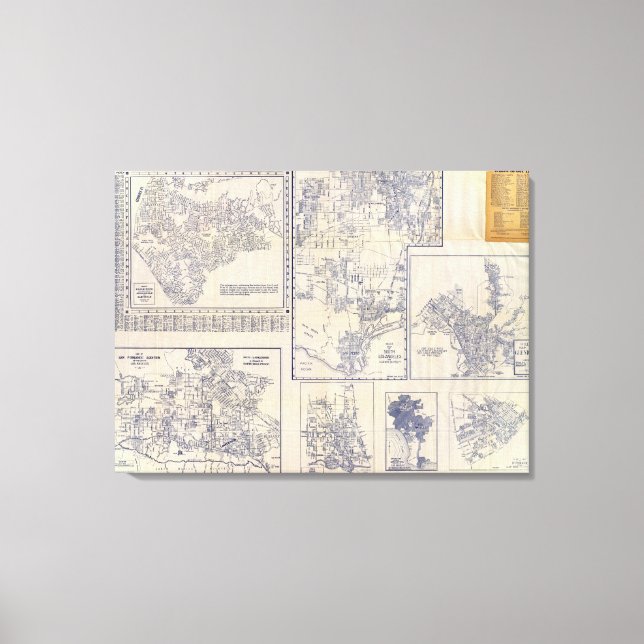 Impressão Em Tela Los Angeles, Califórnia 2 (Frente)