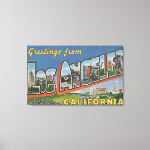 Impressão Em Tela Los Angeles, cenas 2 da letra de CaliforniaLarge