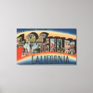 Impressão Em Tela Los Angeles, cenas 3 da letra de CaliforniaLarge