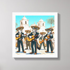 Impressão Em Tela Los Coyotes Mariachi 