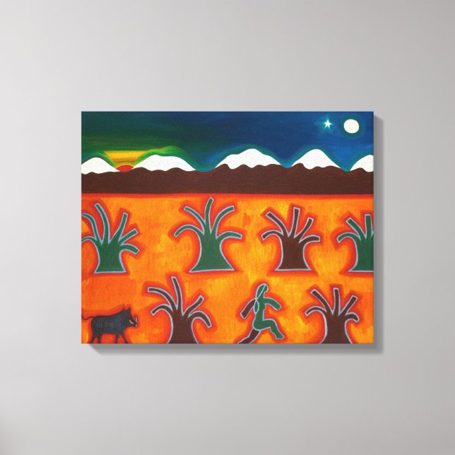 Impressão Em Tela Los Olivos en el Invierno 2010 (Frente)