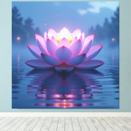Impressão Em Tela „Lotus – Blüte der Reinheit und Erleuchtung“
